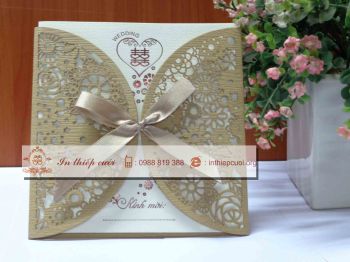 THIỆP CƯỚI DQB 1310- MẪU THIỆP CƯỚI HIỆN ĐẠI